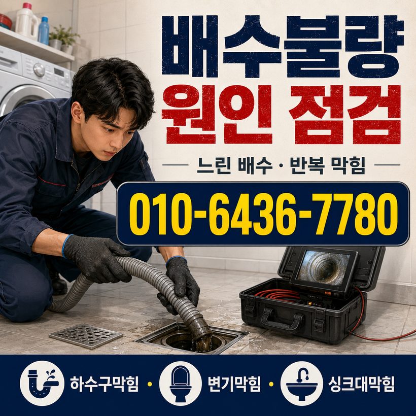 외남면 지역 변기막힘 관련 이미지