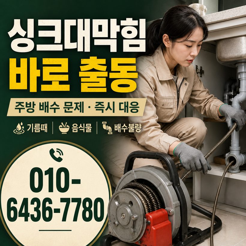 죽도동 하수구막힘 빠른출동 4