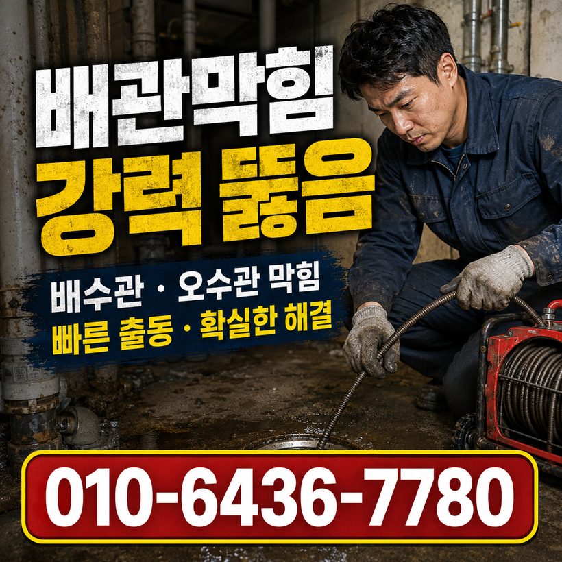 좌천동 하수구막힘 빠른출동 3