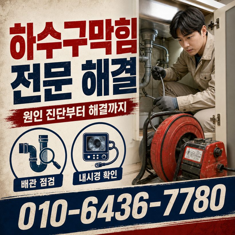 좌천동 지역 배관청소 관련 이미지