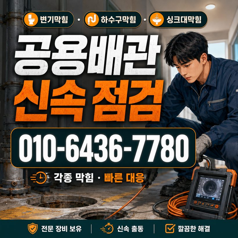 부민동 지역 하수구막힘 관련 이미지