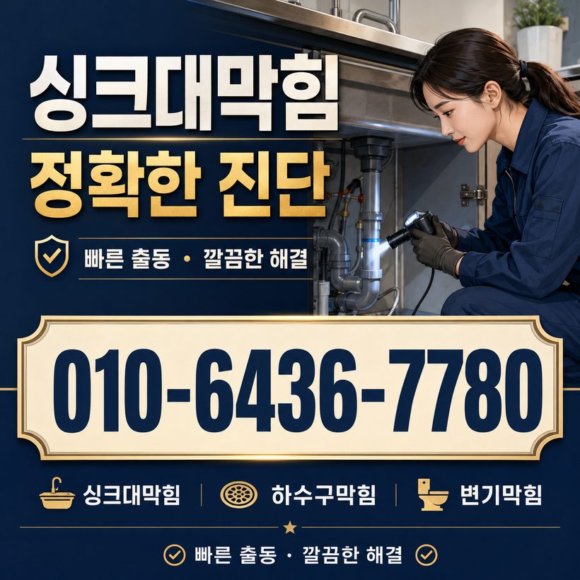 부민동 지역 싱크대뚫음 관련 이미지