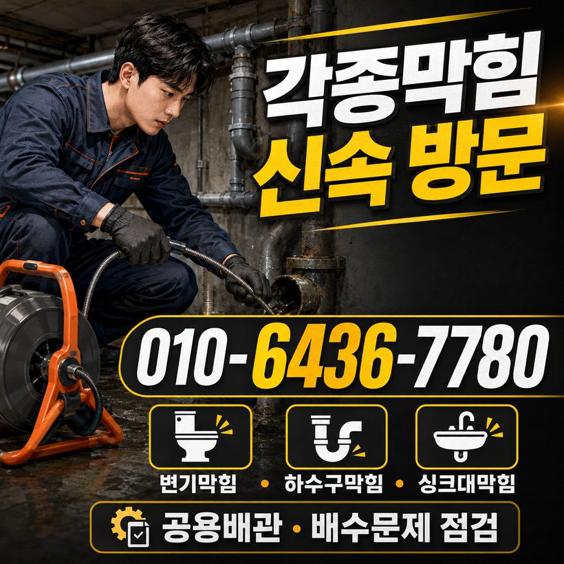 청리면 지역 세면대뚫음 관련 이미지