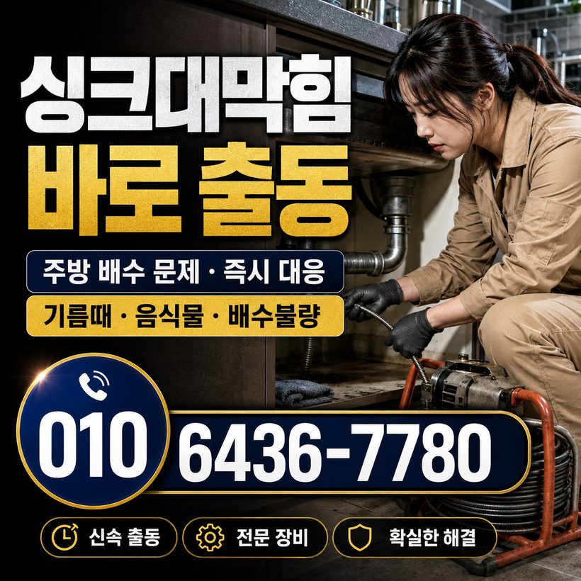 덕포동 지역 하수구뚫음 관련 이미지